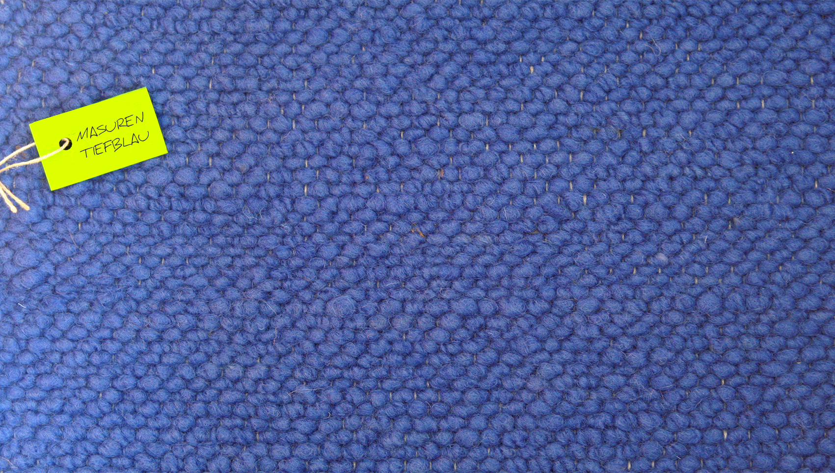Wunschteppich Farbmuster Masuren Tiefblau