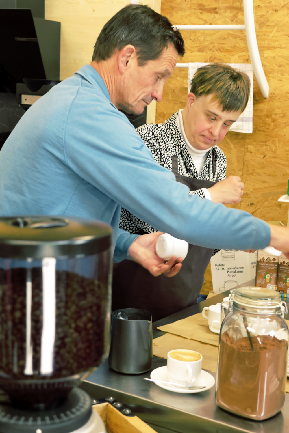 Mitarbeiter des Cafés 